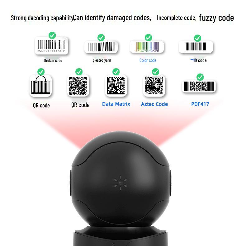 Bluetooth QR Scanner Stand for Supermarkets