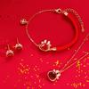 Original Lucky Moe Dragon Hand Rope Female New Chinese Style Guochao Zodiac Dragon Life Red Rope Bracelet