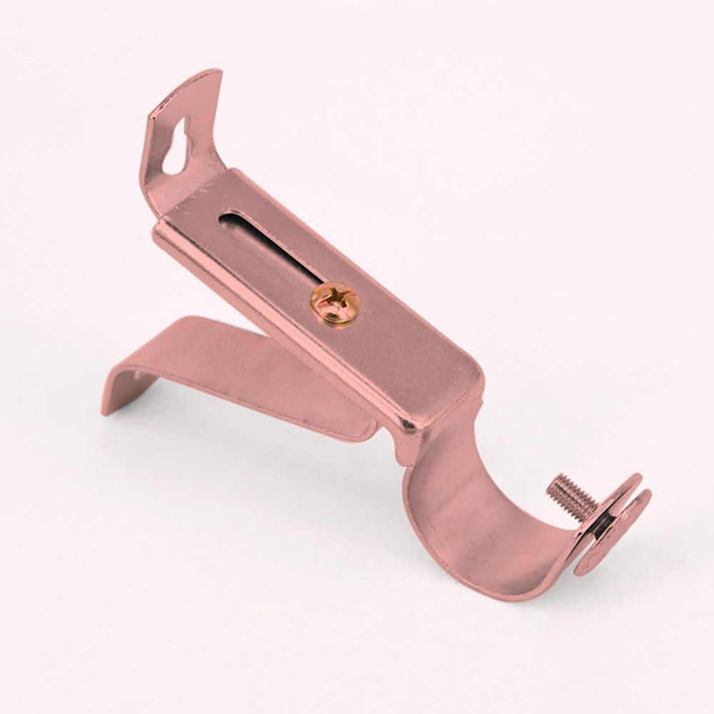 Metallgardinstångshållare Justerbar Tvärstångsfästklämma Klämma Skenställ Hem