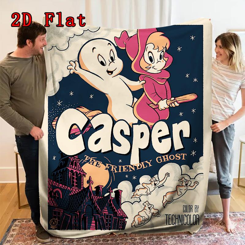 A Flying Broom 2D Flat Pattern Flannel Blanket High Quality All Seasons Warmth and Comfort Perfect for Christmas Gifts.