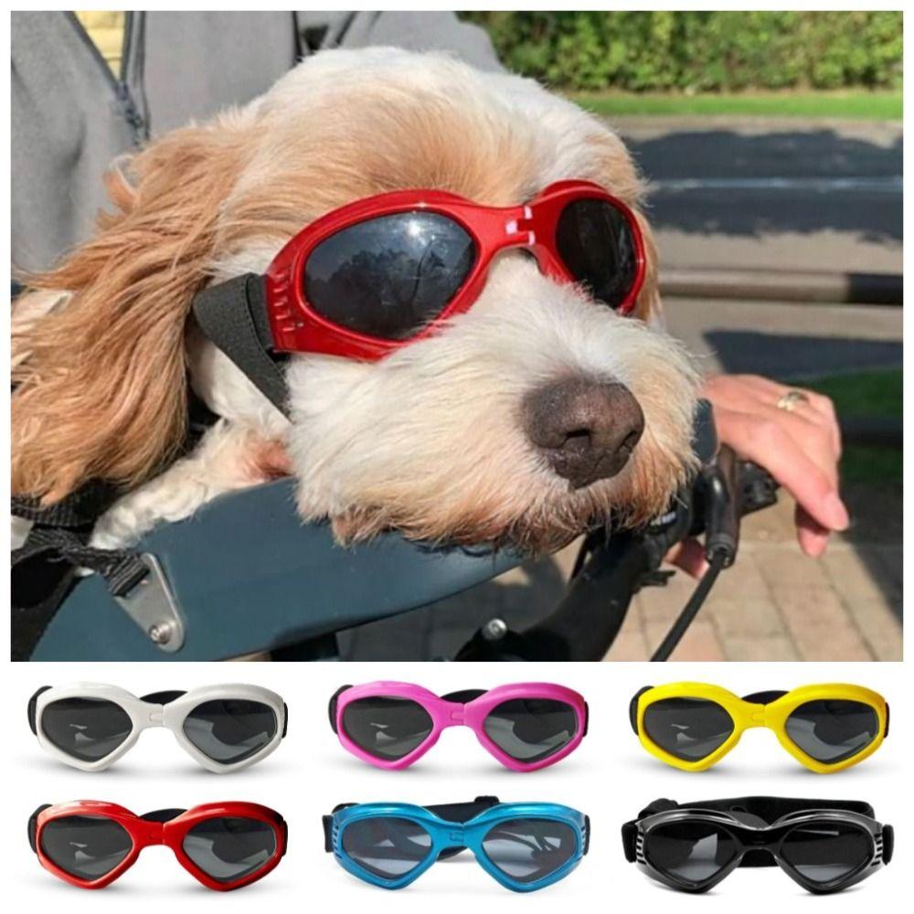 Clear Vision Pet Sunglasses Adjustable Dogs Goggles Comfortable To Wear Cat Glasses Pet Grooming
