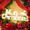 Three-dimensional Merry Christmas Letter Lights Waterproof Christmas Neon Light Room