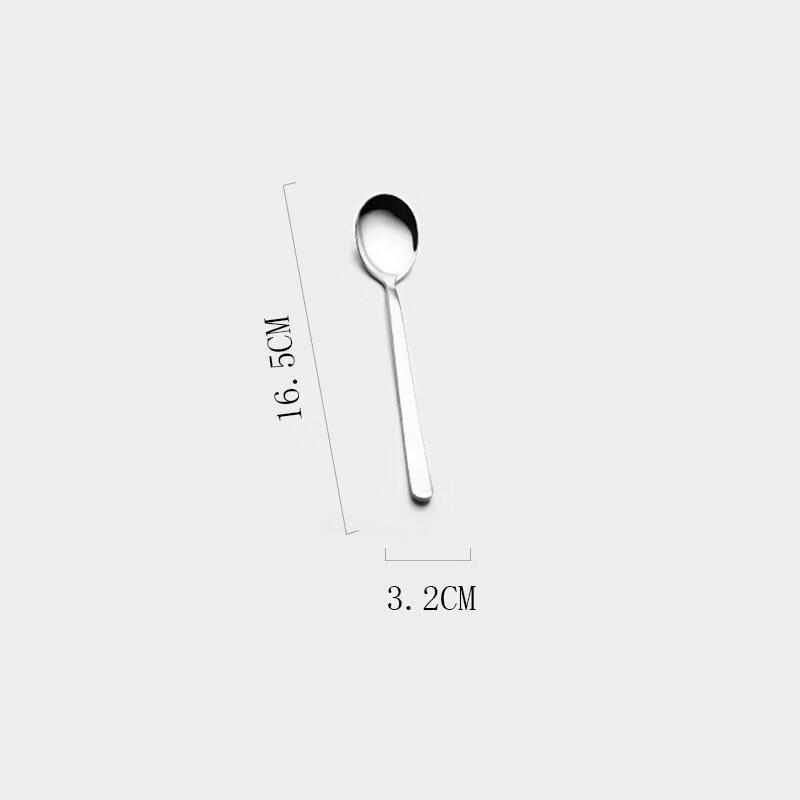 LONSAN Ложки из нержавеющей стали 304 с круглой головкой Руйи 2-pack