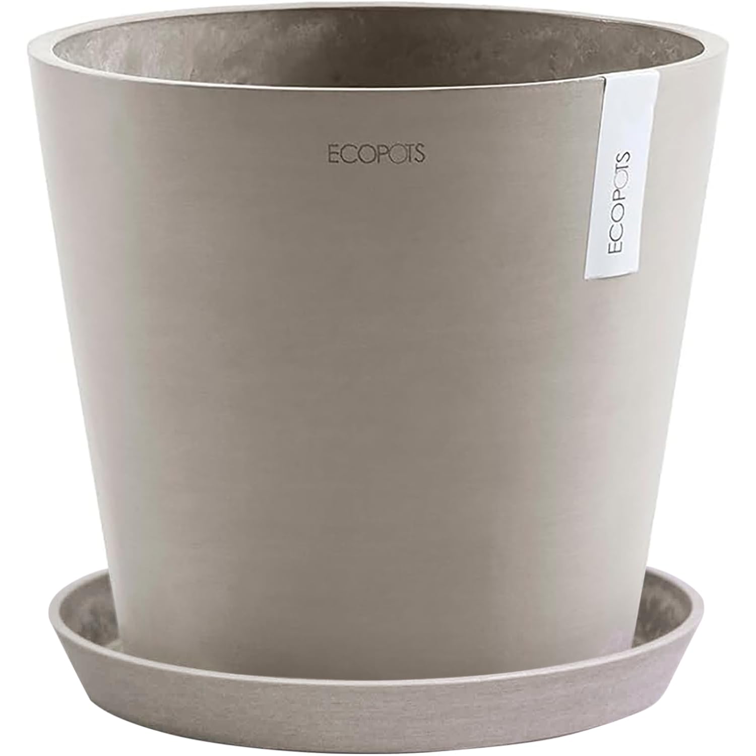 

ECOPOTS Amsterdam И РАСТЕНИЯ Большой горшок (Серо-коричневый, (нет. 10))