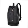 Zaino sportivo in tela di moda Borsa a secchiello rotonda Zaino per computer da viaggio Borsa da uomo Borsa per il tempo libero