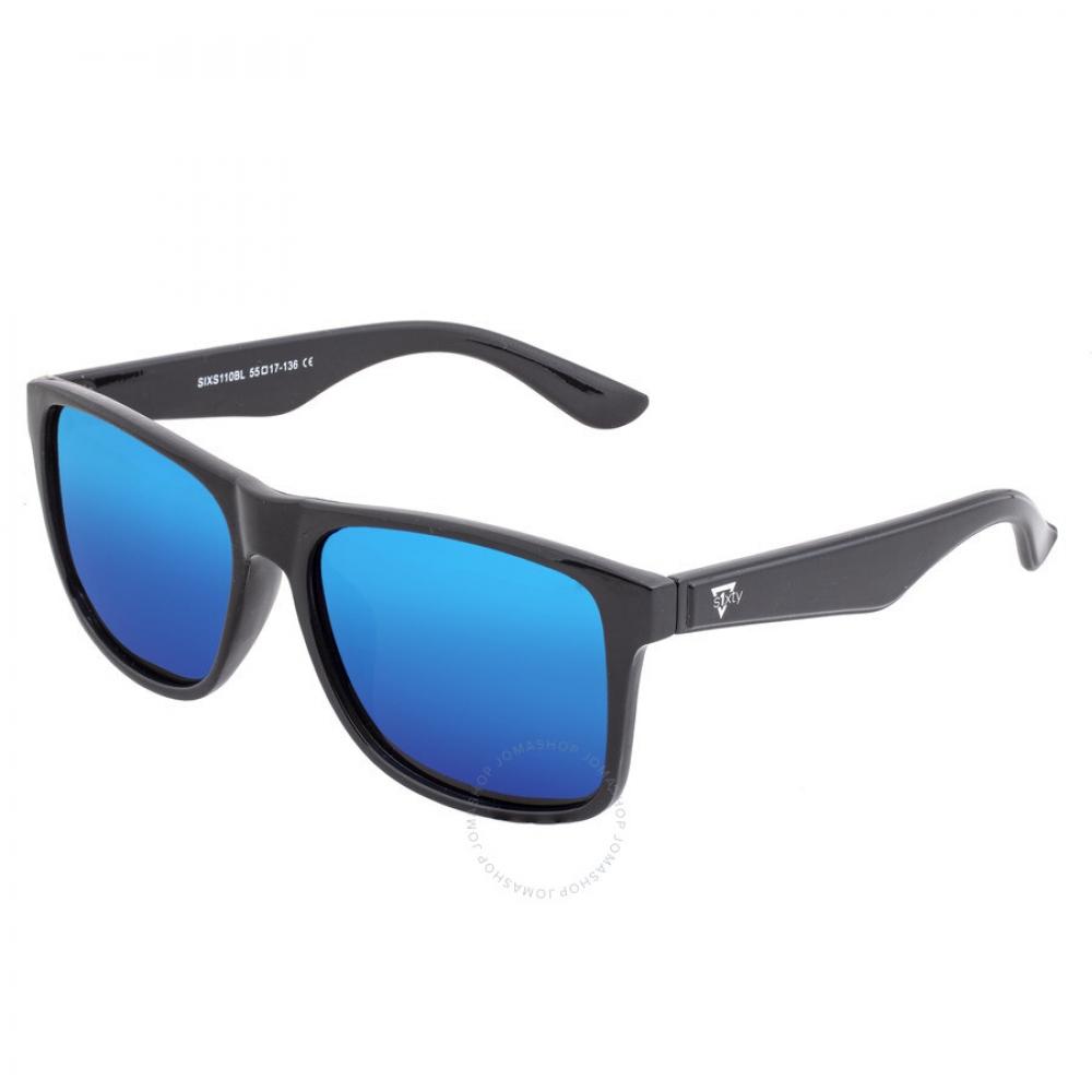 

Sixty One Solaro Mirror Coating Square Unisex Sunglasses Sixs110bl