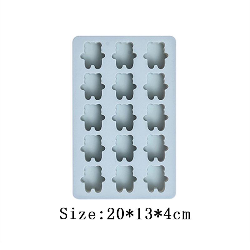 More Style With Lid Geometry Star Ice Mold Bear Chocolate Biscuit Jelly Mould Watermelon Shape Cake Decor Candle Soap Making Set