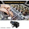 1 Pc Crankshaft Position Sensor for Chevrolet Silverado 2500 1999-2004 for GMC Sierra 3500 01-06 Crank CKP Sensor Sturdy Metal Plastic Engine Black