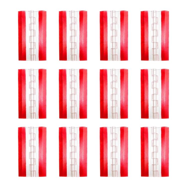 Mini Plastic Hinges Easy Mount Auto Stick Included Strong Clear Hinges Quick Fixing for Home Improvement & Crafts