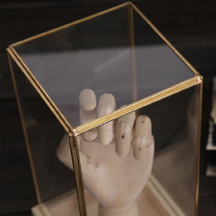 Display Case for Collectibles Glass Domes Miniature Clear Covers for Home and Office Embellishment