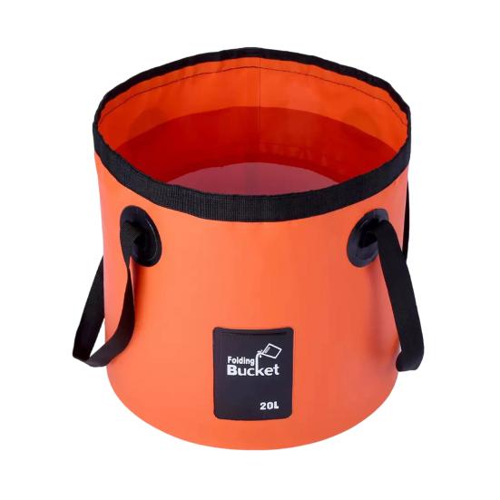 12/20L Collapsible Water Bucket with Double Handles, Large Foldable Water Container, Portable Water Pail for Outdoor, Camping, Fishing, Car Washing