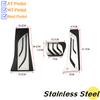 LHD Car Pedals Cover for BMW X5 X6 F15 F16 E70 E71 E72 2008 - 2020 Stainless Steel Accelerator Gas Brake Footrest Pedal Pad