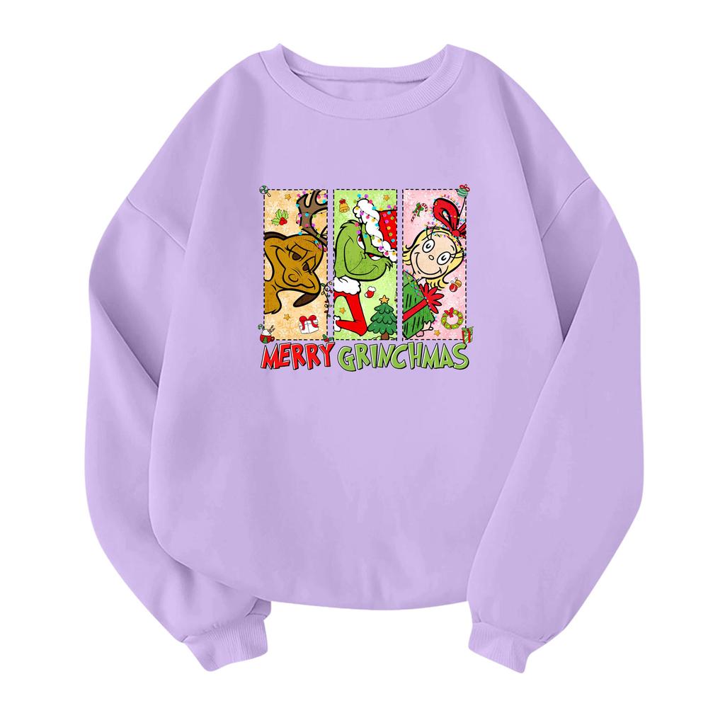 Children's Fashionable Lightweight Long-sleeved Round Neck Pullover With Pockets Printed Pullover