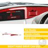 Red Carbon Fiber Whole Interior Stickers For Mazda 3 Axela 2010-2013 Car Accessories Dash Trim Gear Shift Console Cover Molding SW8