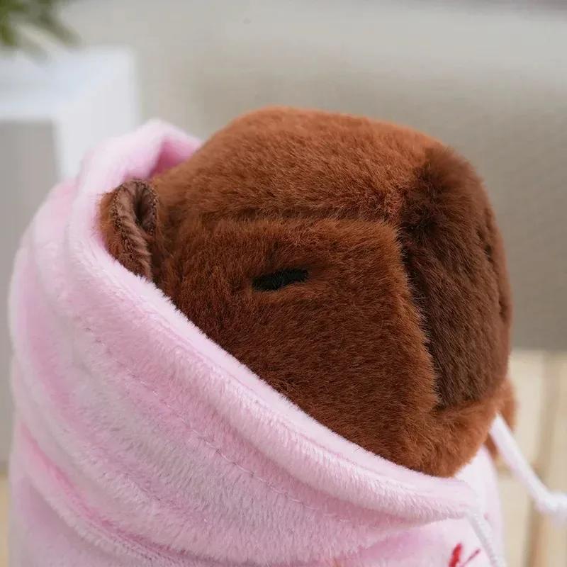 1-20PCS Capybara Plush Toy Keychain Water Pig Plush Doll for Backpack Hanging Christmas Gift Keychain Accesorios