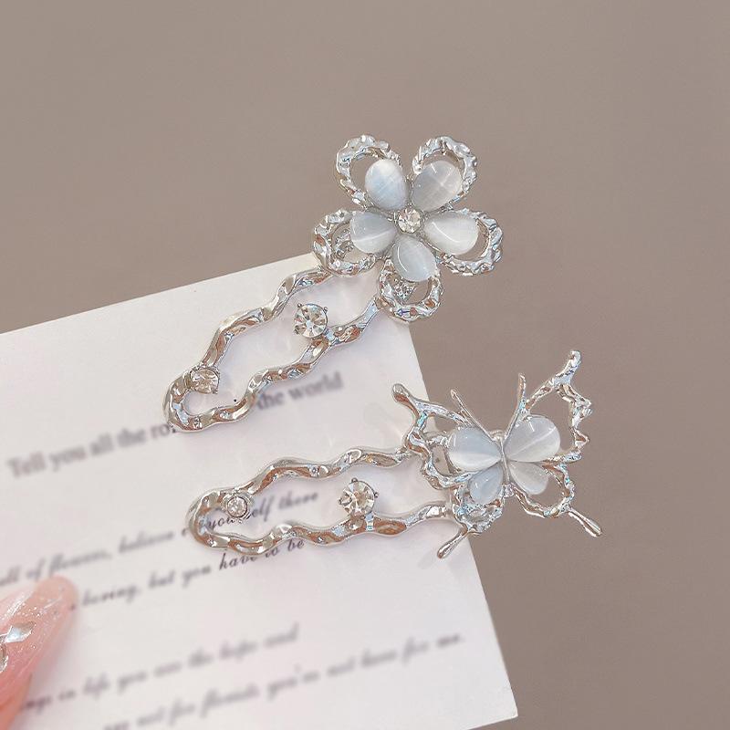 1Pc Exquisite Bow, Small Hairpin, Women's New Niche Design, Simple and Versatile, Personalized and Advanced Sense, Small Bangs Clip.