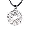 Hexagram Celtic Knot Mystical Amulet Pendant Antique Bronze Metal Couple Choker Necklace Hot Sale