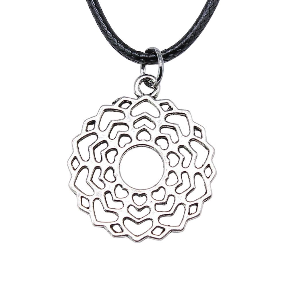 Hexagram Celtic Knot Mystical Amulet Pendant Antique Bronze Metal Couple Choker Necklace Hot Sale