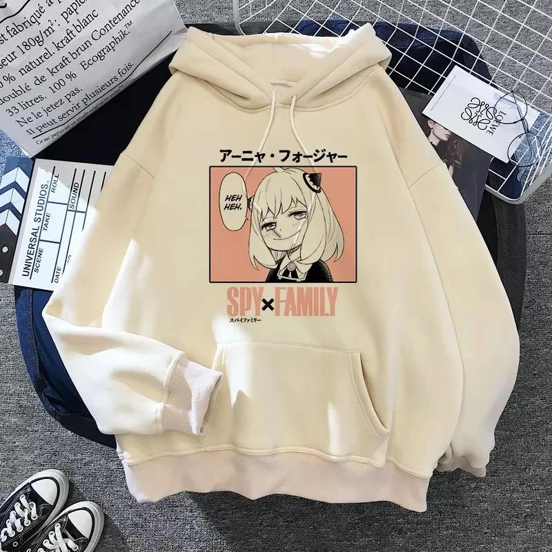 2025 Autumn SPY X FAMILY Women Hoodie Anya Forger Harajuku Kawaii Manga Spyxfamily Sweatshirt Casual Street Anime Graphic Pullov