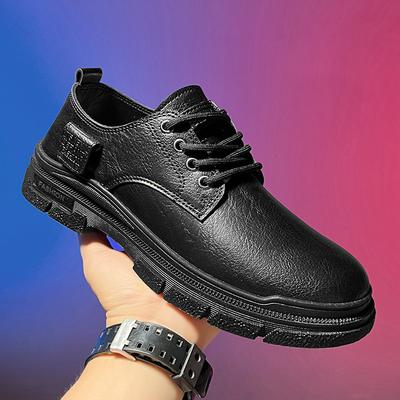 Herbst neue niedrige britische Martin-Stiefel 22 Jahre lässige Lederschuhe schwarze formelle Business-Lederschuhe