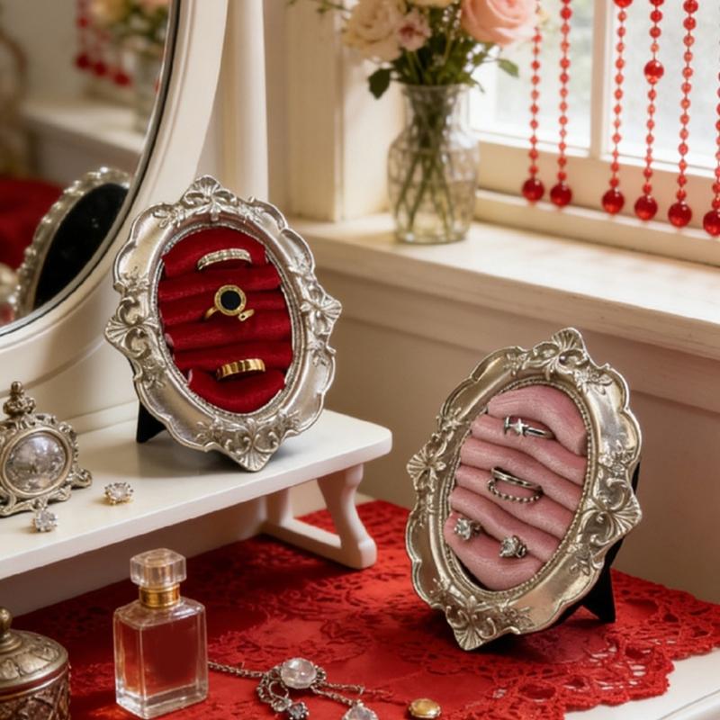 Elegant Resin Jewelry Display Stand For Necklaces Earrings And Bracelets