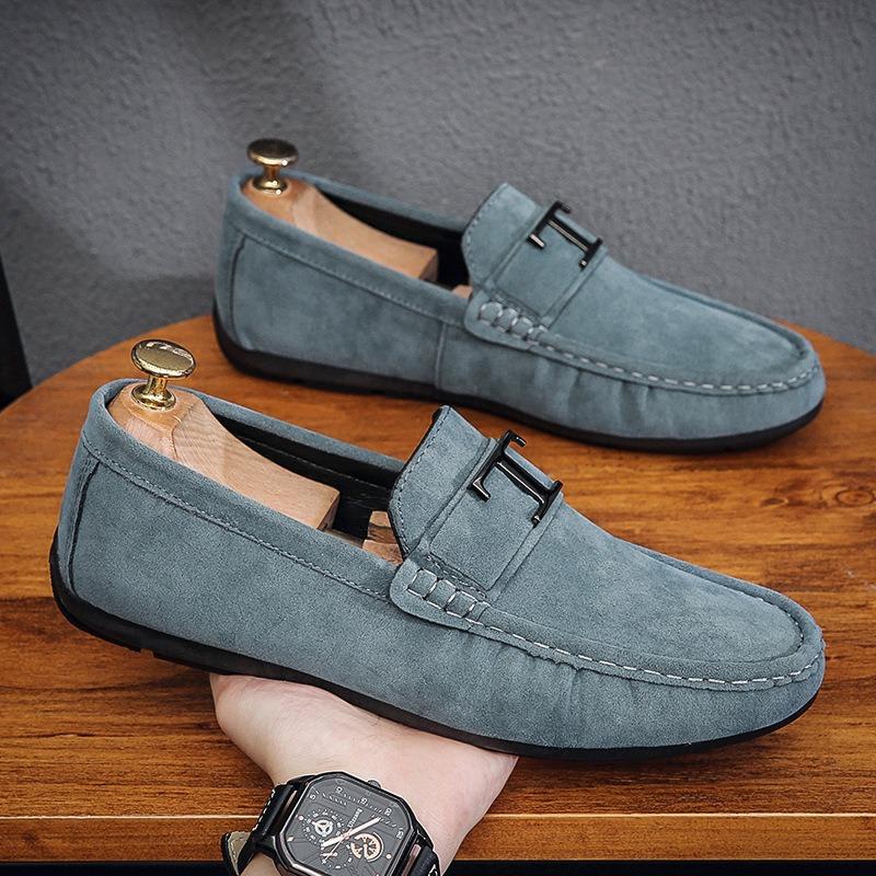 Men's shoes Doudou shoes, summer new trend one-pedal lazy shoes casual Doudou shoes