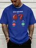 Funny Incoming Call Six Seven Cartoon Red Number Graphic Print Unisexs Crew Neck Short Sleeve Tee Casual Daily Soft Basic Wear Top