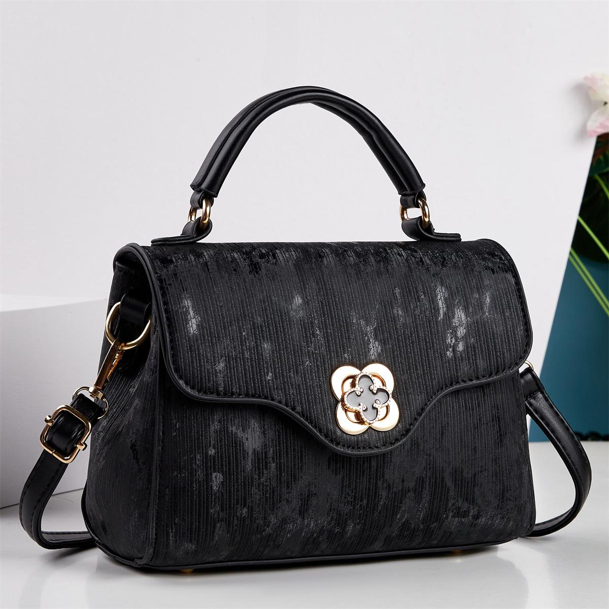 

Сумки на плечо Ретро кошелек Клатч Сумка на плечо с застежкой-молнией Через плечо для женщин Ретро сумка-портфель Сумки через плечо Женские сумки с верхней ручкой One Size чёрный