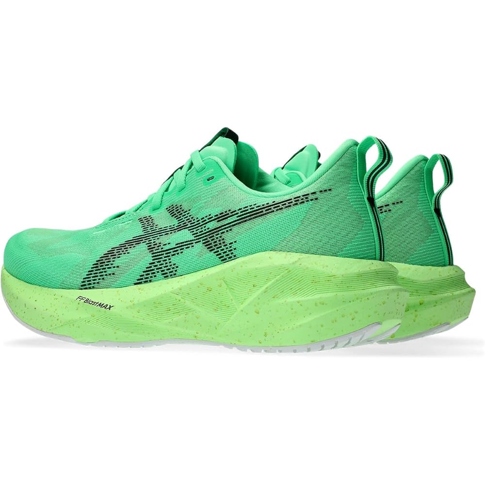 Asics Novablast 5 Men's Running Shoes Vital Green Black 25.0 cm 2E