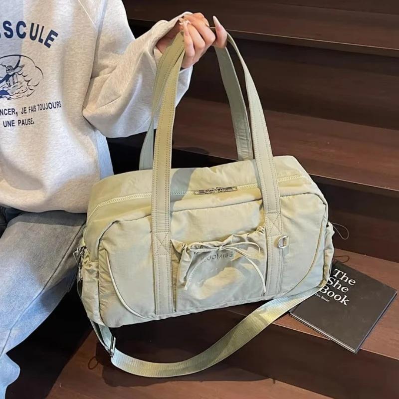 Neue Reisetasche Großes Fassungsvermögen Schulter Tragbar Gepäcktasche Reiseaufbewahrungstasche Bordtaschen Sport-Fitness-Taschen für Damen