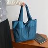 European-American Fashion Large Capacity Travel Bag - Solid Color, Nylon, Handheld or Shoulder Style for Women