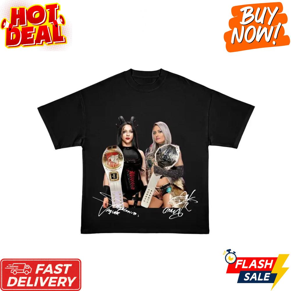 Stephanie Vaquer Giulia Inspired Championship Wrestling T-Shirt Unisex Fan Tee Unisex T-Shirt S