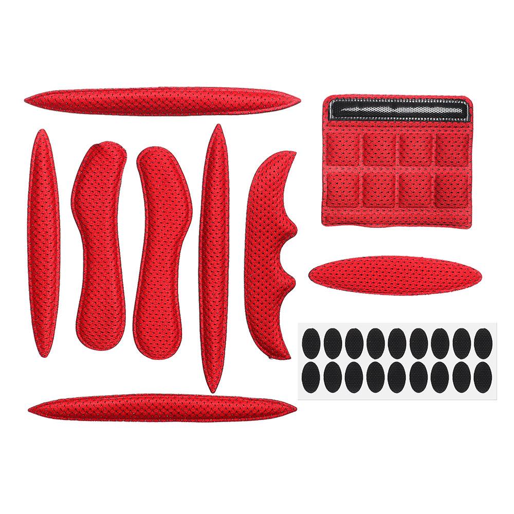 27pcs/set Helmet Padding Kits Sealed Sponge Replacement Motorcycle Bicycle Cycling Universal Foam Pads Set