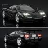 1:32 McLaren F1 XP4 XP5 1933 Supercar Alloy Metal Diecast Model Car Sound And Light Pull Back Children's Toys Car Holiday Gifts