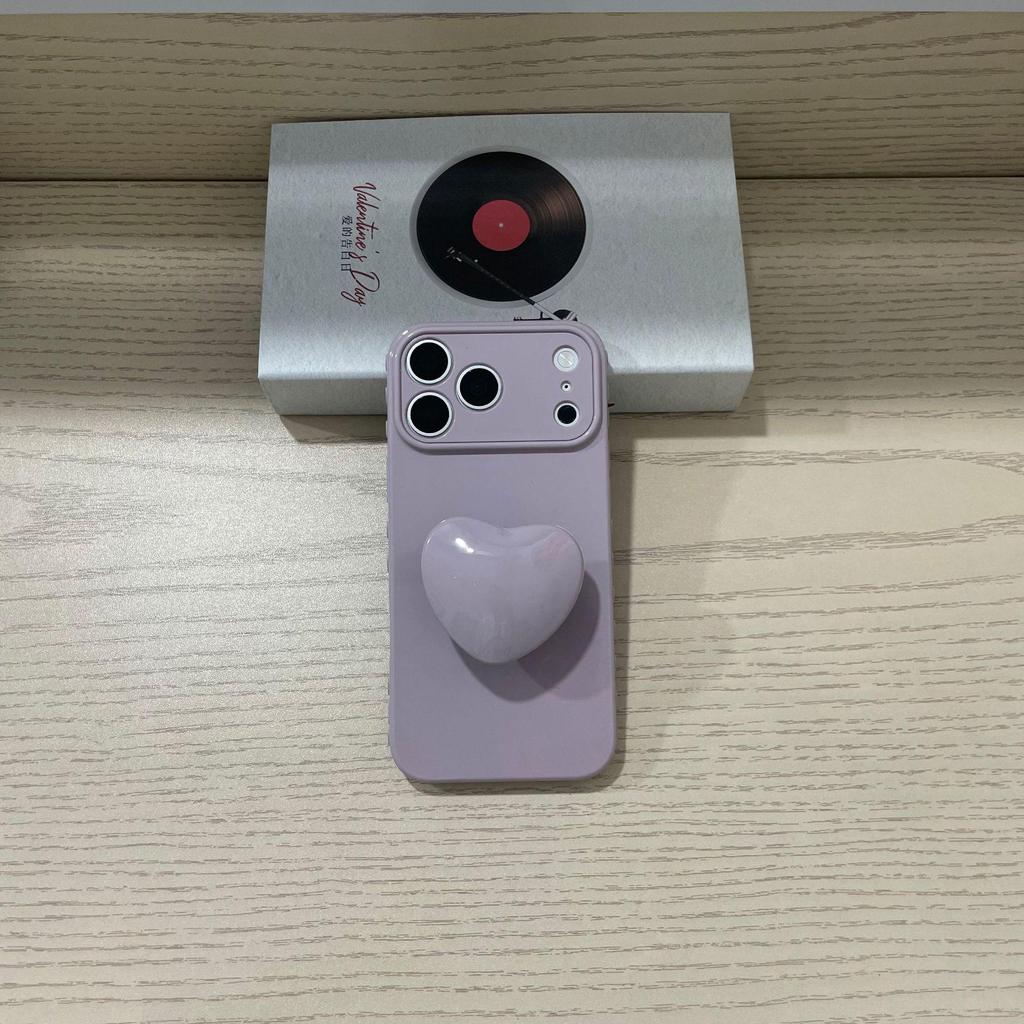 Drop-Proof Heart Stand Case for iPhone 11/12/13/15/16/17 Pro Max