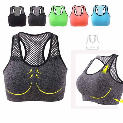 Sports Bra High Stretch Breathable Fitness Women Padded For Running Yoga Gym Women Sport Vest