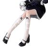 Ballet white lace socks lace bow calf socks stockings stockings jk socks with Mary Jane shoes socks summer thin