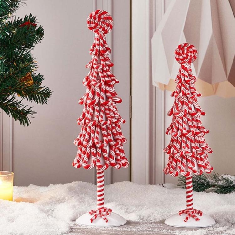Lebhafter Zucker Weihnachtsbaumschmuck Langlebiger PVC-Schmuck für Feiertagsfeier Heim Büro Dekoration