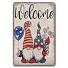 Welcome Metal Tin Signs Plaque Wall Decoration Vintage Art Posters Iron Painting for Man Cave Home Cafe Garden Garage Club Bar