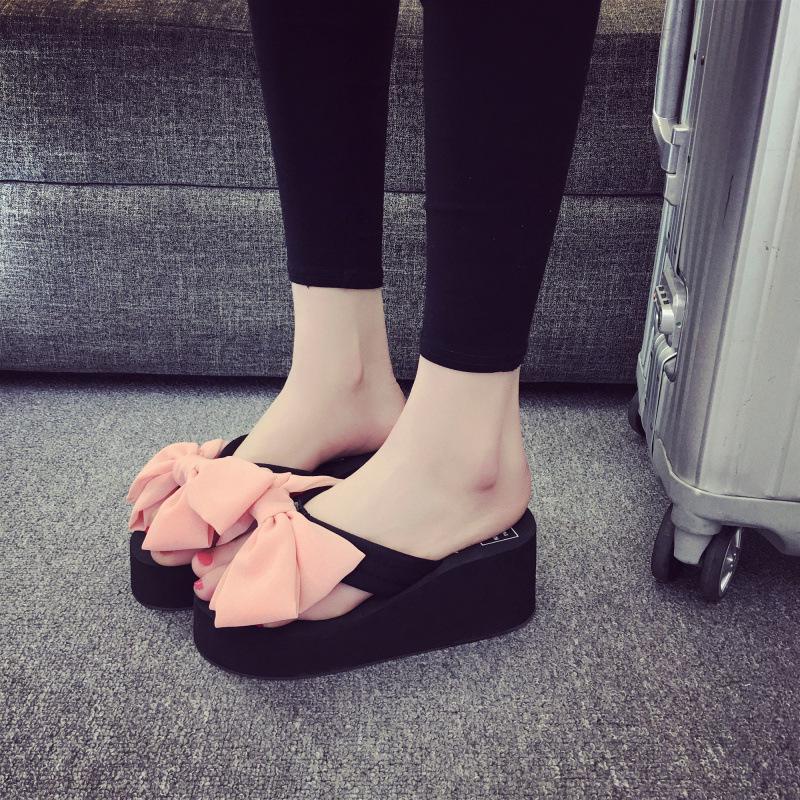 Women's Elegant Bow Knot Casual Outdoor Summer Slippers