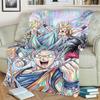 Dragon Ball! Cartoon Flannel Blanket Warm Soft for Bedrooms, Sofas, Beds, Chairs, Picnics, Travel