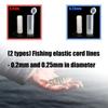 Nonslip Fishing Elastics Cord 0.2mm Diameter Compacts Design for Secure Baits Attachments Outdoor Fishing Gear