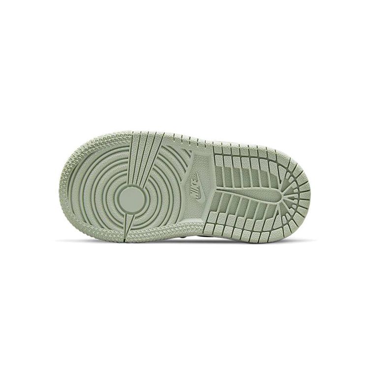 Air Jordan 1 Retro High OG TD Seafoam Baby-Sneakers Grün Heilend-Orange Weiß CU0450-002