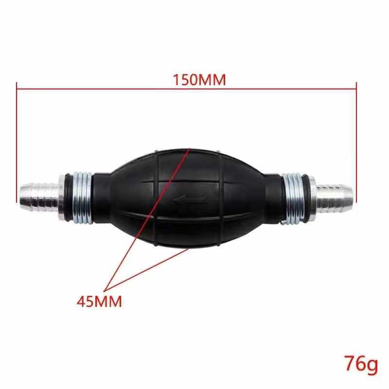 Hand Fuel Primer Pump One Way Check Valve Gas Diesel 6/8/10/12mm Oil Transfer Petrol for Car Boat Marine Outboard 6