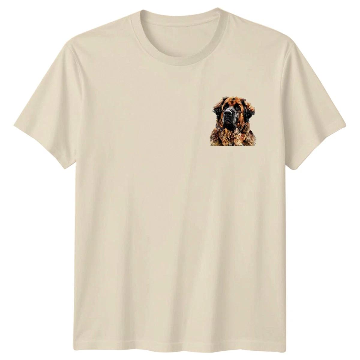 Leonberger Dog Animals Mens T-Shirt Womens Tee Graphic Unisex Top M