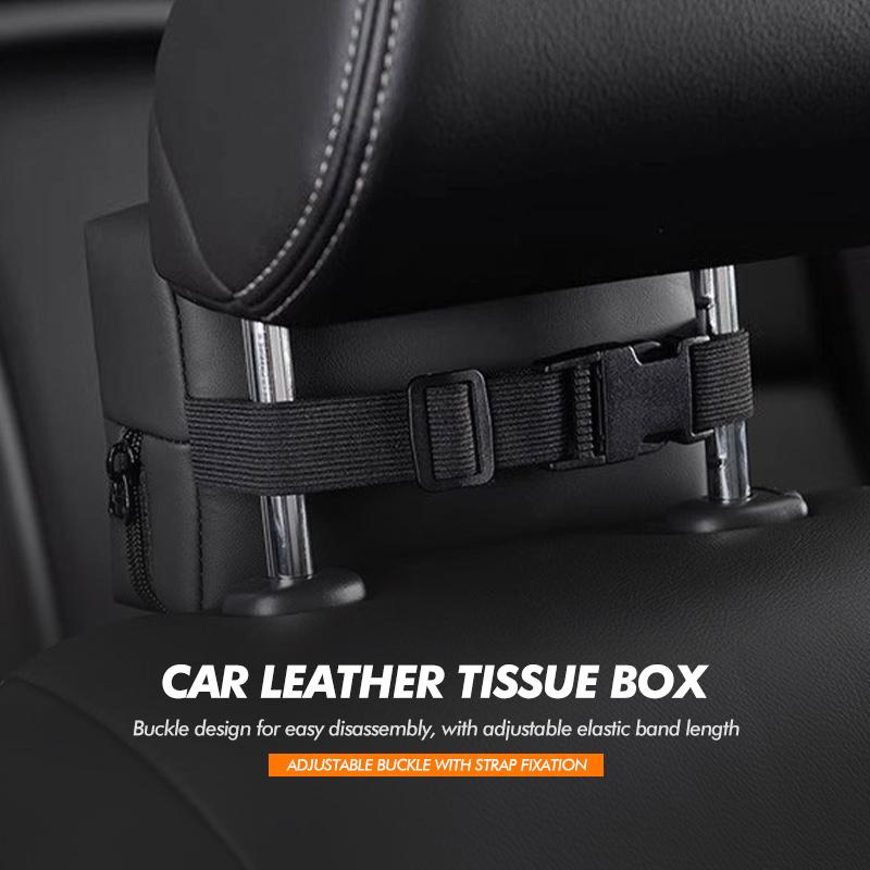 AAFO1 Car Styling Tissue Bag Armrest Box Paper Towel Interior Organizer Accessories For Skoda Fabia 1 2 Octavia A7 RS Superb Rapid