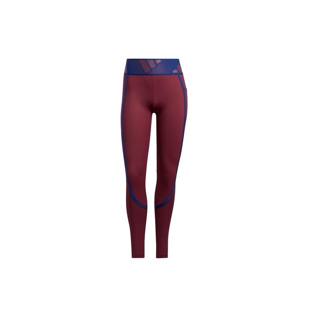 Adidas Sports Fitness Leggings Women Bottoms Deep-Red GR8032