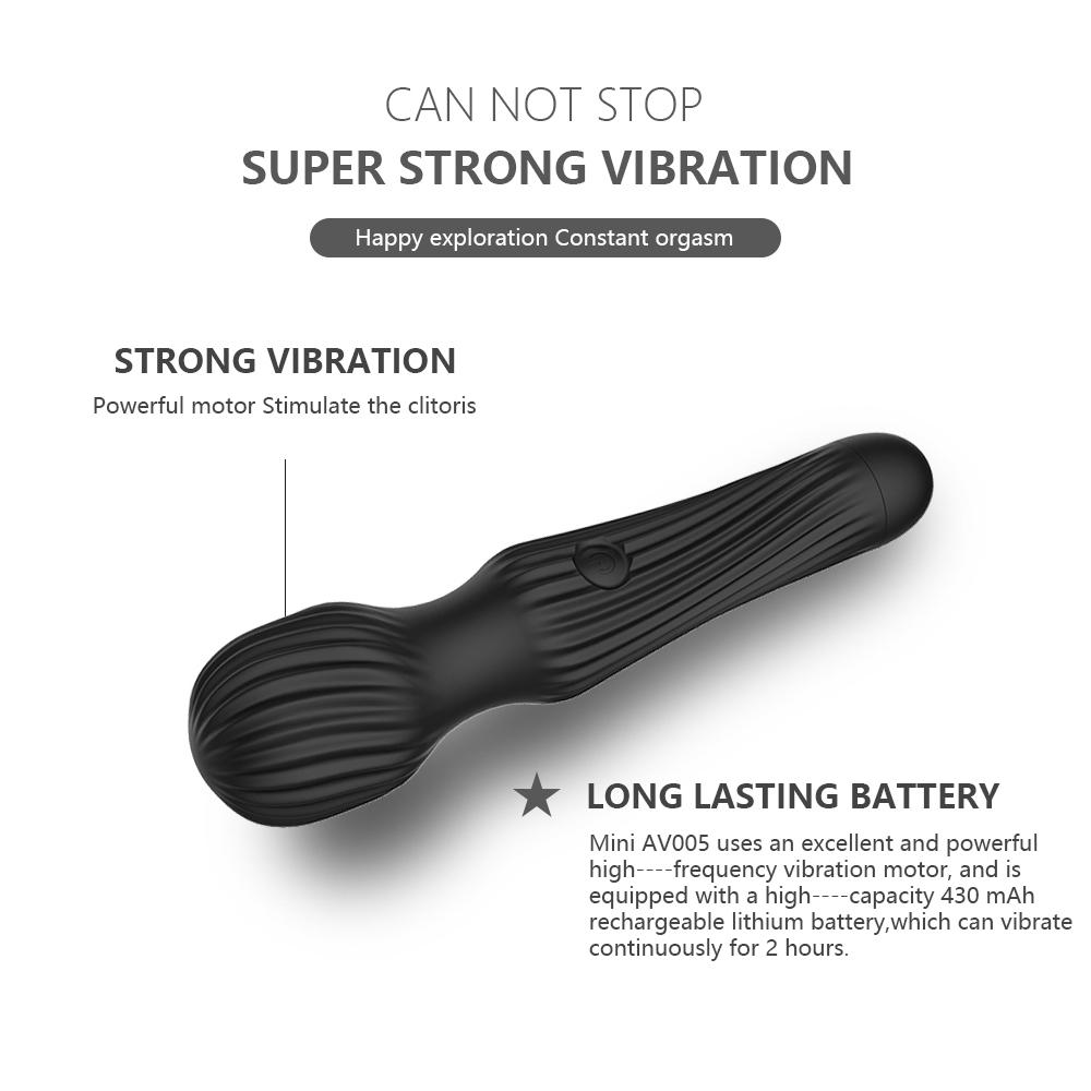 10 rychlostních výkonných velkých vibrátorů pro ženy Kouzelná hůlka Masážní tělo Sexuální hračka pro ženy klitoris stimulující ženské sexuální produkty