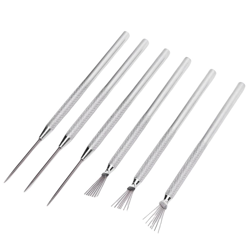 Clay Needle Tools Ergonomic Handle Stainless Steel Clay Pottery Sculpting Texturing Modeling Tools