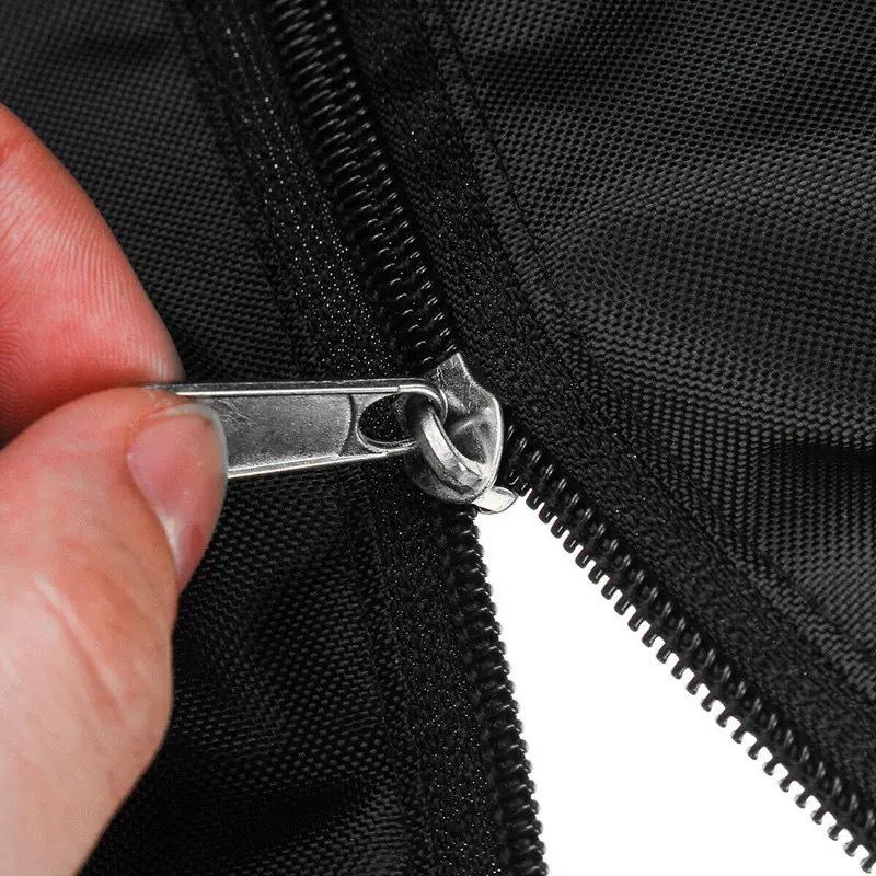 Car Charge Cable Bag Waterproof Oxford Cloth Storage Bags Round Car Tools Organizer Portable Hardware Charging Cable Storage Bag